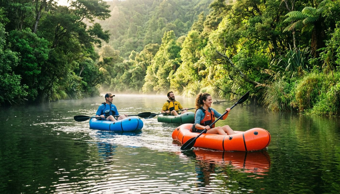 Explorez les joies du kayak gonflable pour trois : guide complet